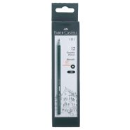 مداد مشکی 12 عددی جعبه سبز 1111 فابر کاستل FABERCASTELL
