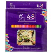 مداد رنگی 48 رنگ جعبه مقوایی ام کیو MQ
